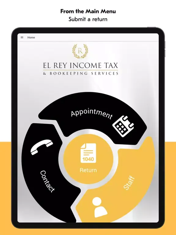 El Rey Income Tax Bookkeeping iPad 應用截圖