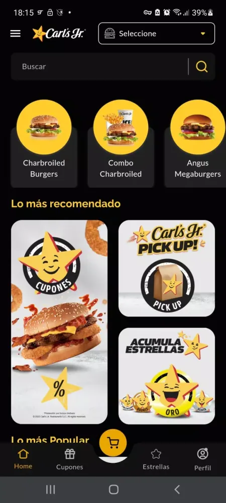 Carl's Jr. Ecuador应用截图