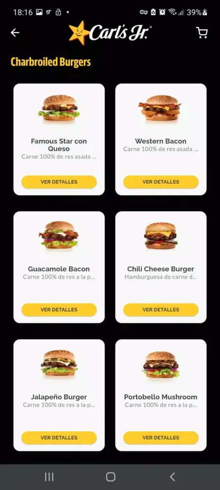 Carl's Jr. Ecuador应用截图