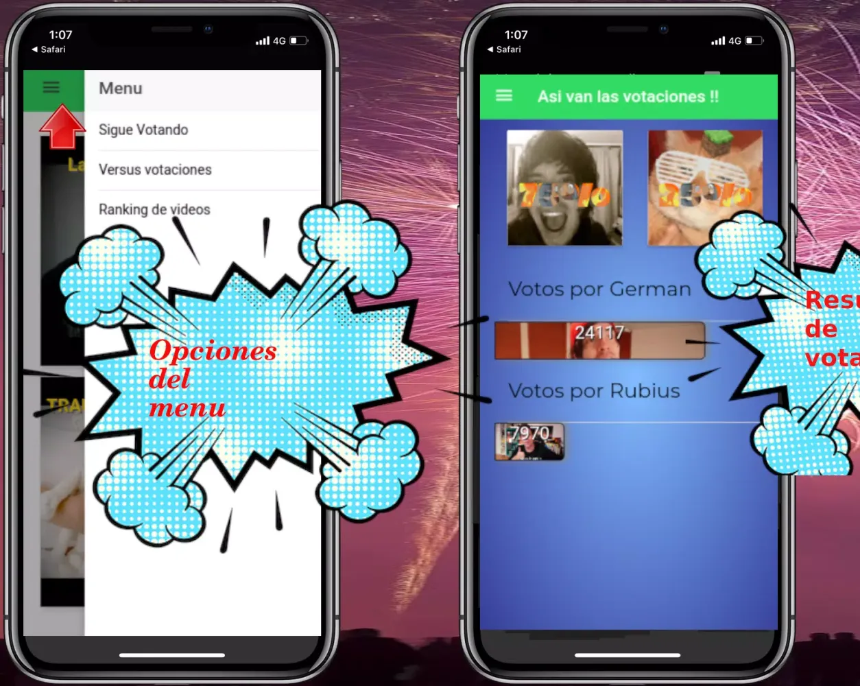 vote rubius vs hola soy german Screenshots