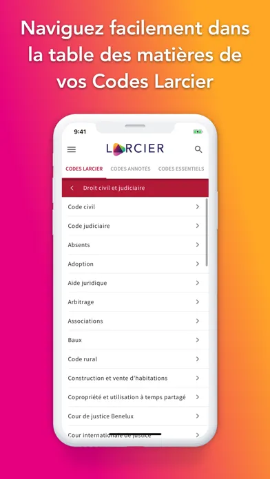 Larcier Code应用截图