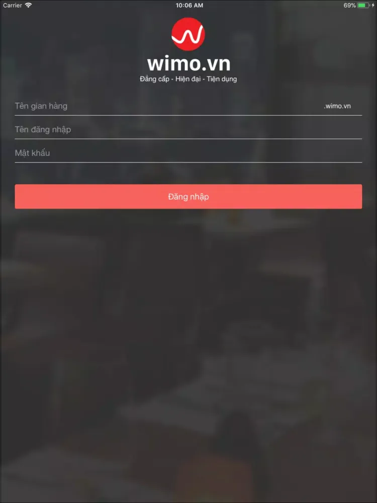 Wimo-Smart Order iPad  スクリーンショット