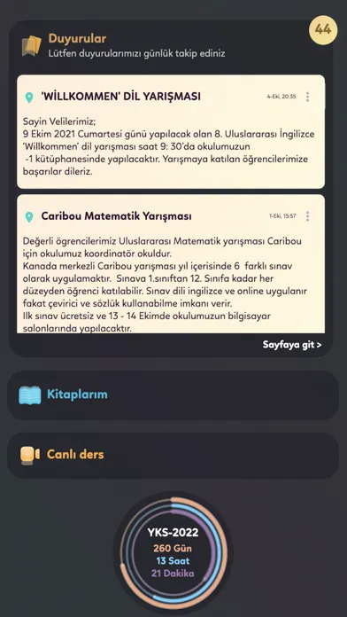 Capturas de tela do Muradiye Eğitim Kurumları