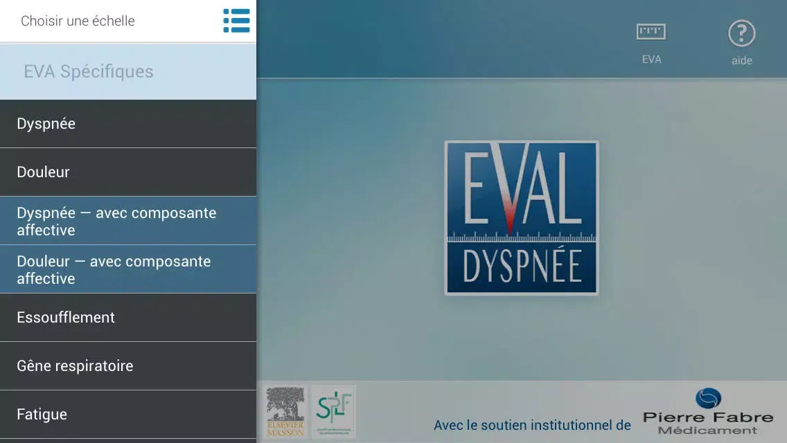 EvalDyspnée : Outils d’évaluation de la dyspnée スクリーンショット