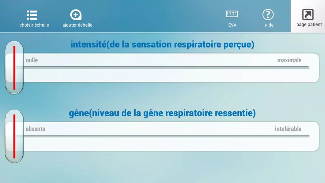 EvalDyspnée : Outils d’évaluation de la dyspnée スクリーンショット
