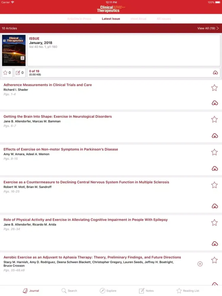 صور Clinical Therapeutics iPad 