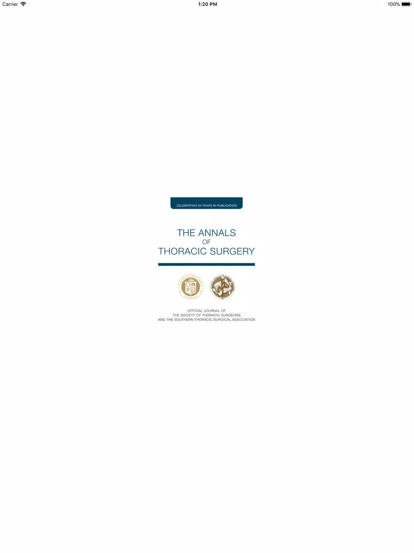The Annals of Thoracic Surgery iPad  Screenshots