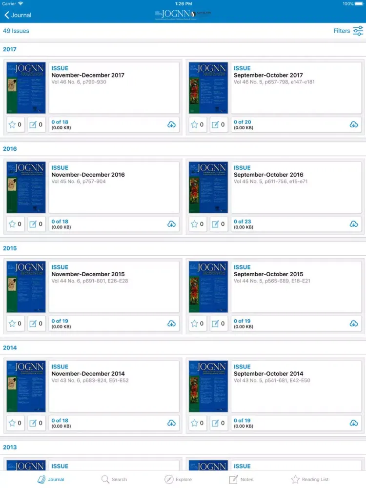 AWHONN Journals iPad 应用截图