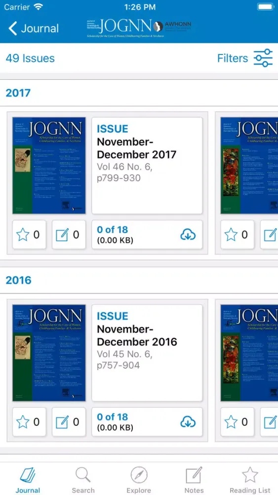 AWHONN Journals应用截图