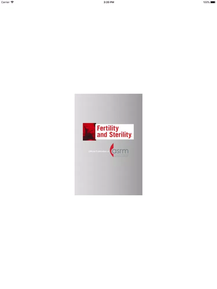 Ảnh chụp màn hình của Fertility and Sterility® iPad 