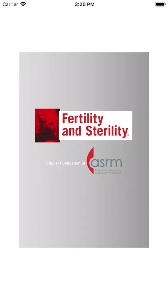 Ảnh chụp màn hình của Fertility and Sterility®