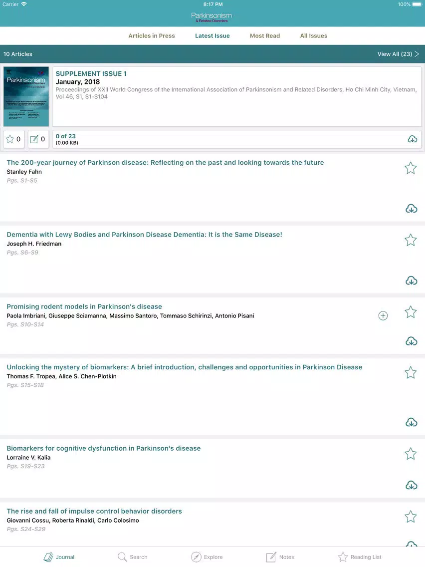 PRD Journal iPad  Screenshots