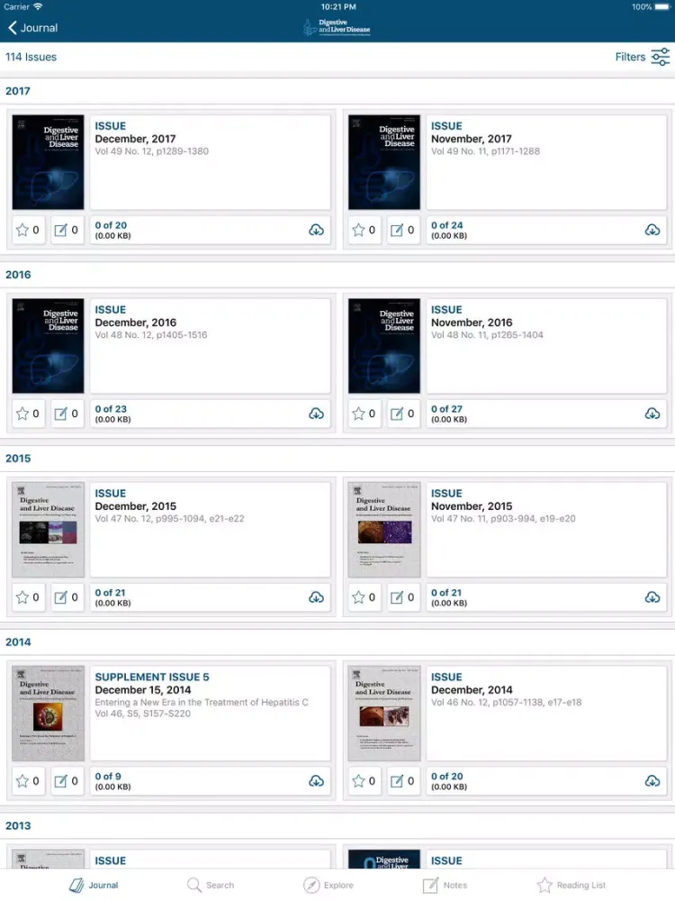 Digestive and Liver Disease iPad  Screenshots