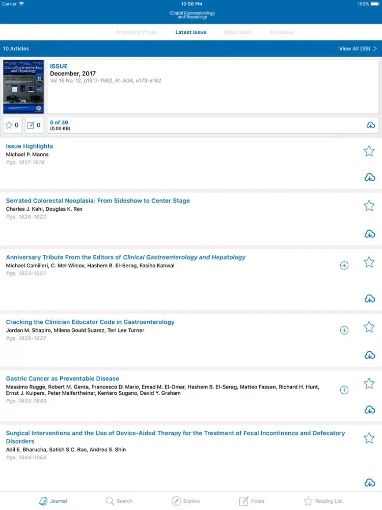 CGH Journal iPad  سکرین شاٹس