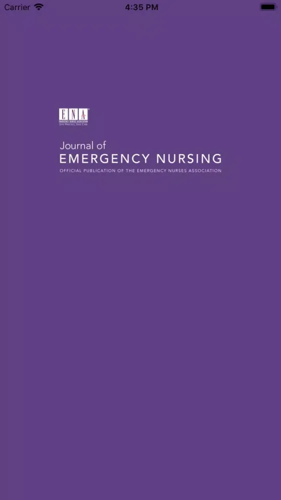 Journal of Emergency Nursing應用截圖