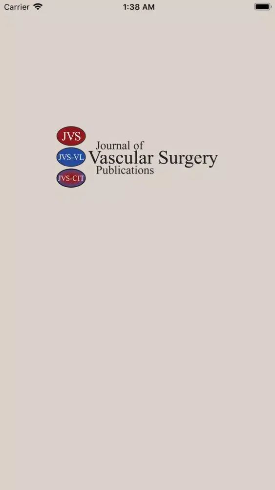 Captures d'écran de Journal of Vascular Surgery