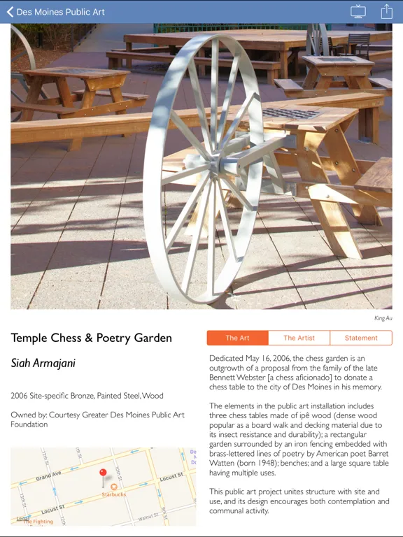 DSM Public Art iPad 应用截图