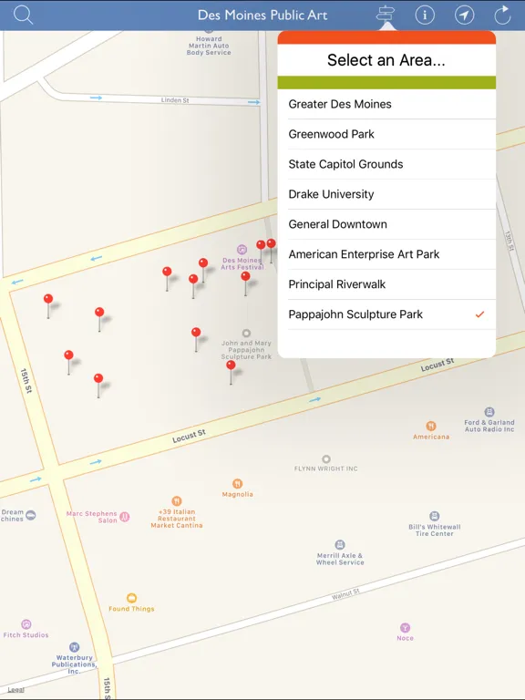 DSM Public Art iPad 应用截图