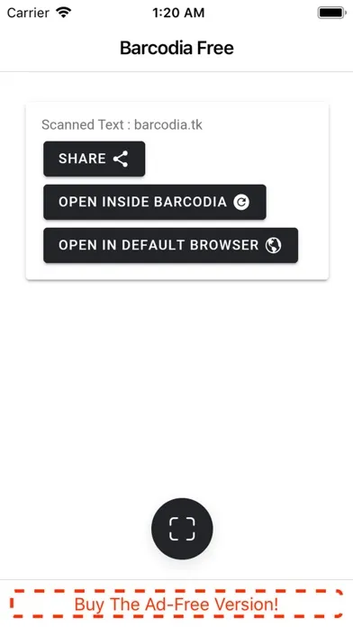 Barcodia QR & Barcode Scanner Screenshots