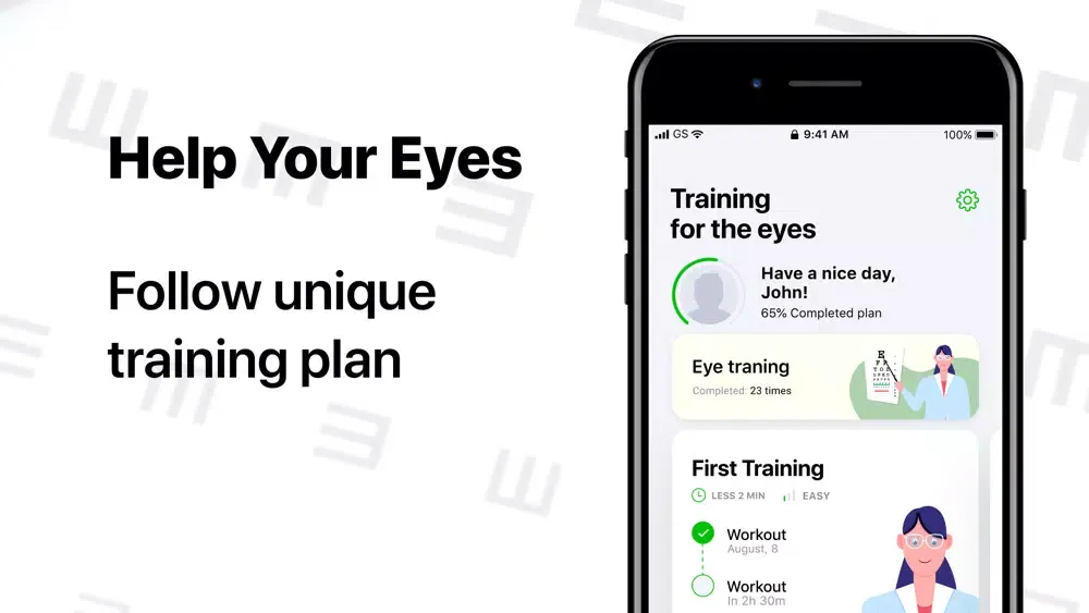 Capturas de tela do Eyesight: Eye Workout & Relax
