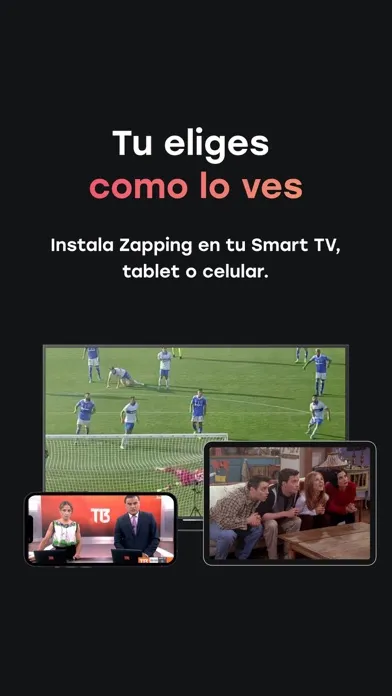 Tangkapan layar Zapping TV