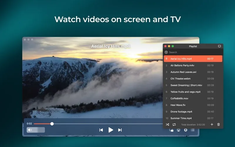 Elmedia Video Player سکرین شاٹس