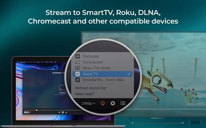 Elmedia Video Player سکرین شاٹس