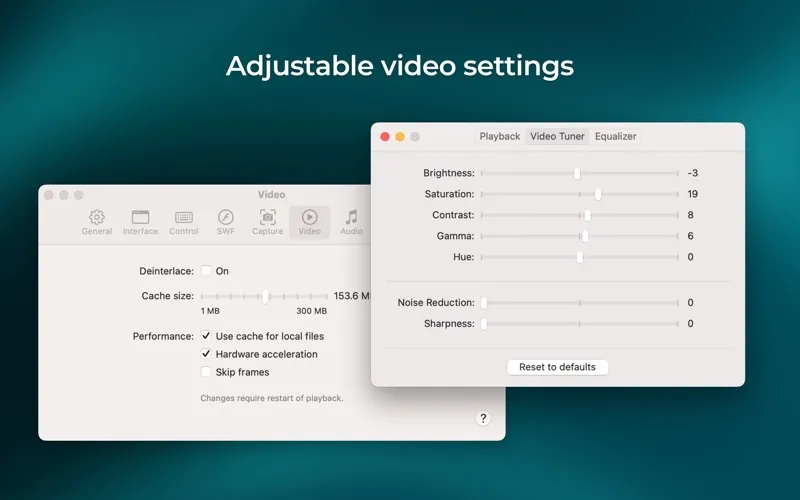 Elmedia Video Player سکرین شاٹس