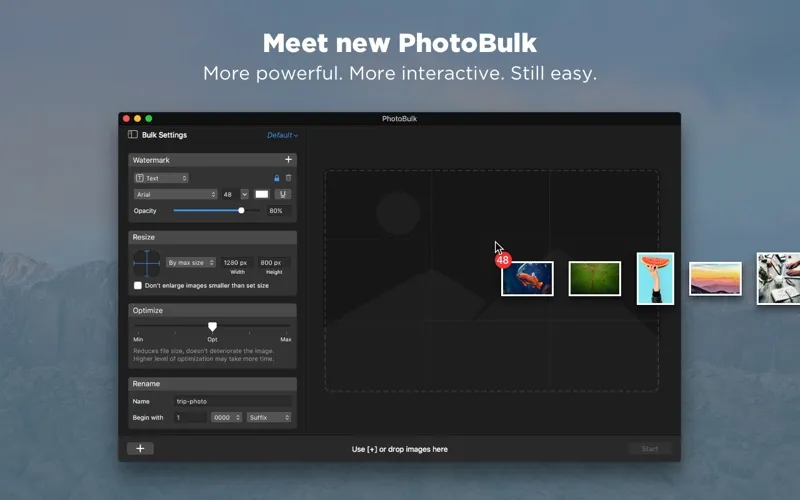 PhotoBulk: watermark in batch স্ক্রিনশট