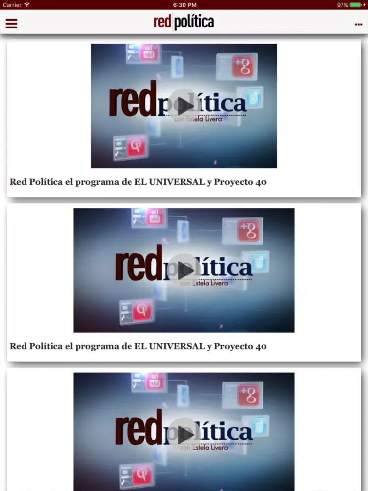 تصاویر Red Política iPad 