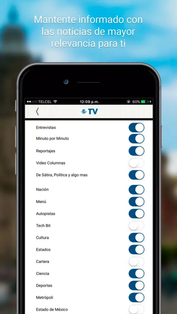 Скриншоты El Universal TV