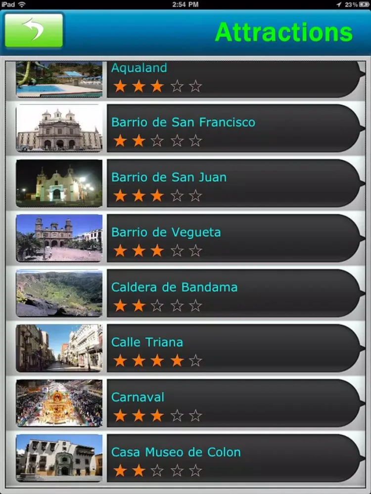 Canary Island Offline map iPad  سکرین شاٹس