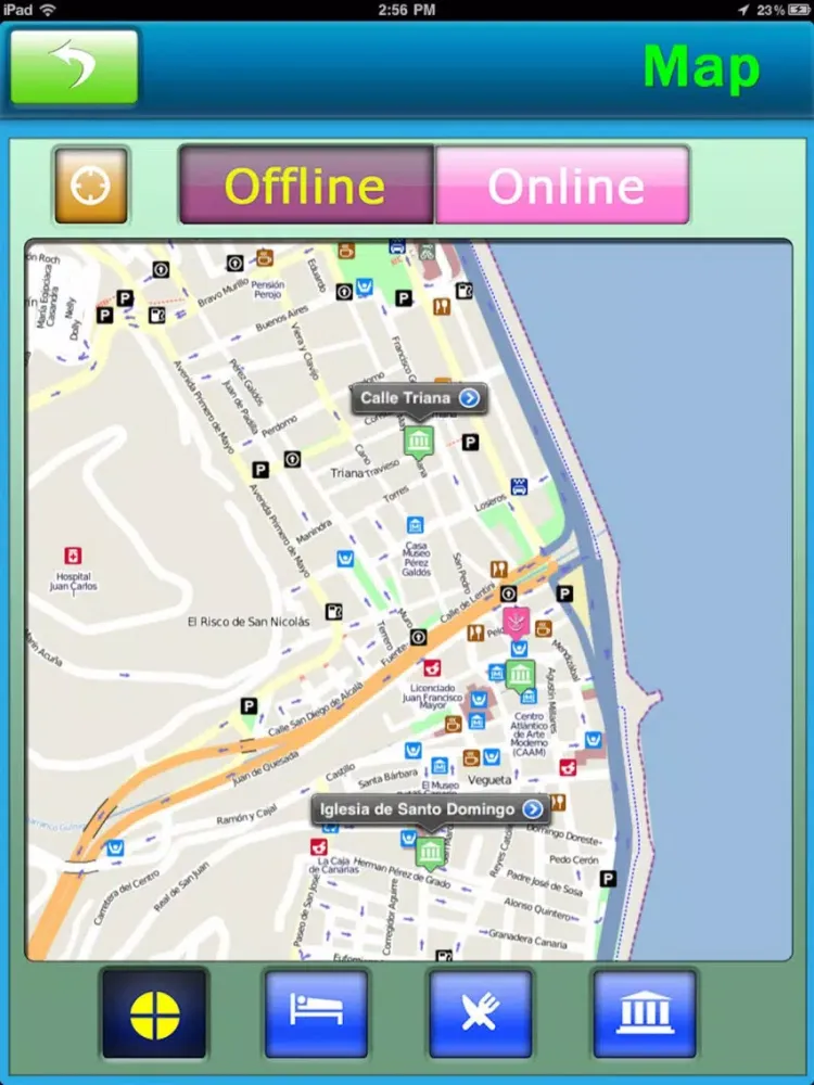 Canary Island Offline map iPad  سکرین شاٹس