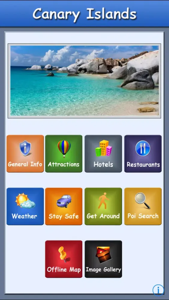 Canary Island Offline map سکرین شاٹس