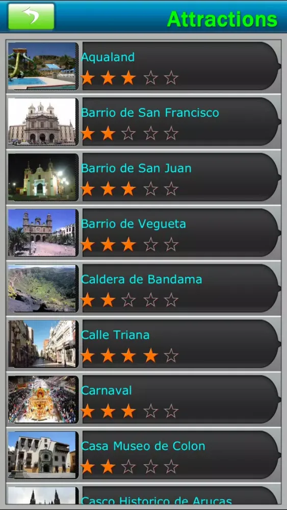 Canary Island Offline map سکرین شاٹس