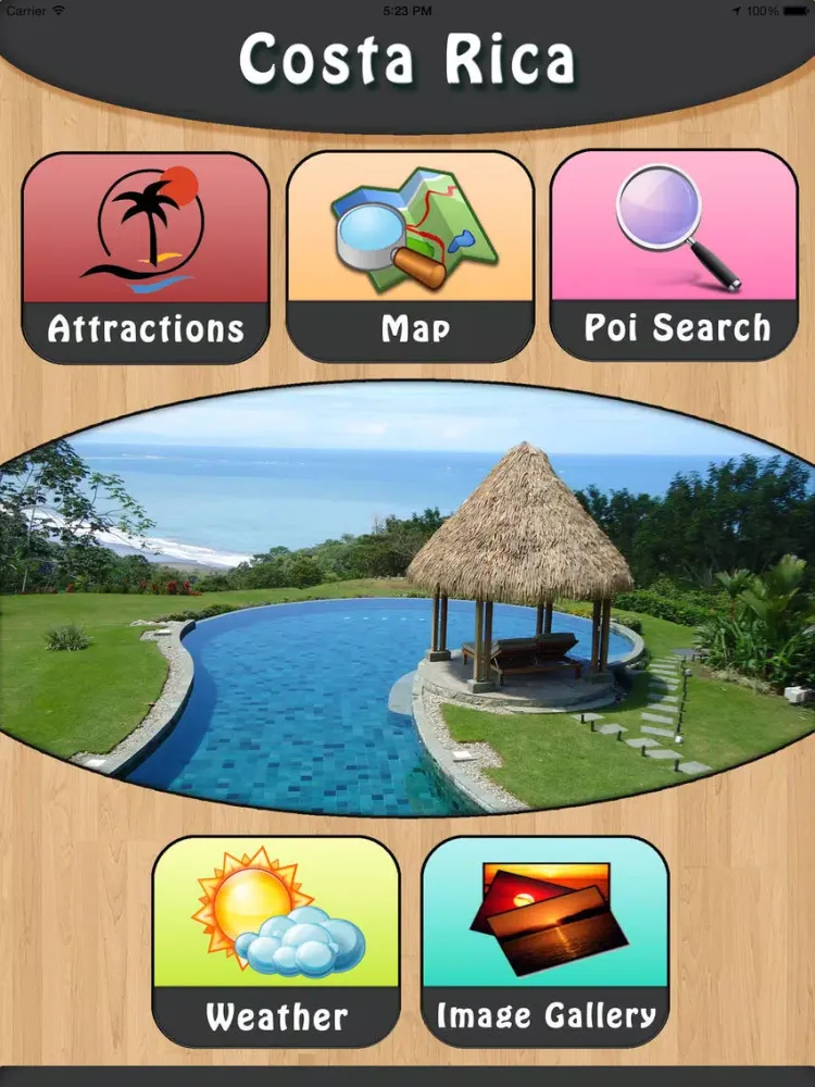 Capturas de tela do Costa rica Tourism Guide iPad 