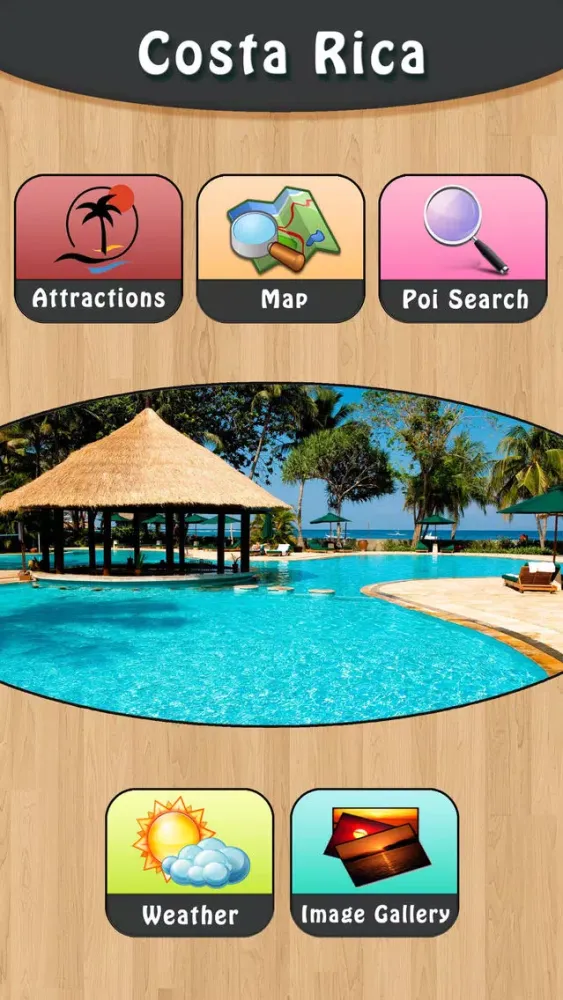 Capturas de tela do Costa rica Tourism Guide