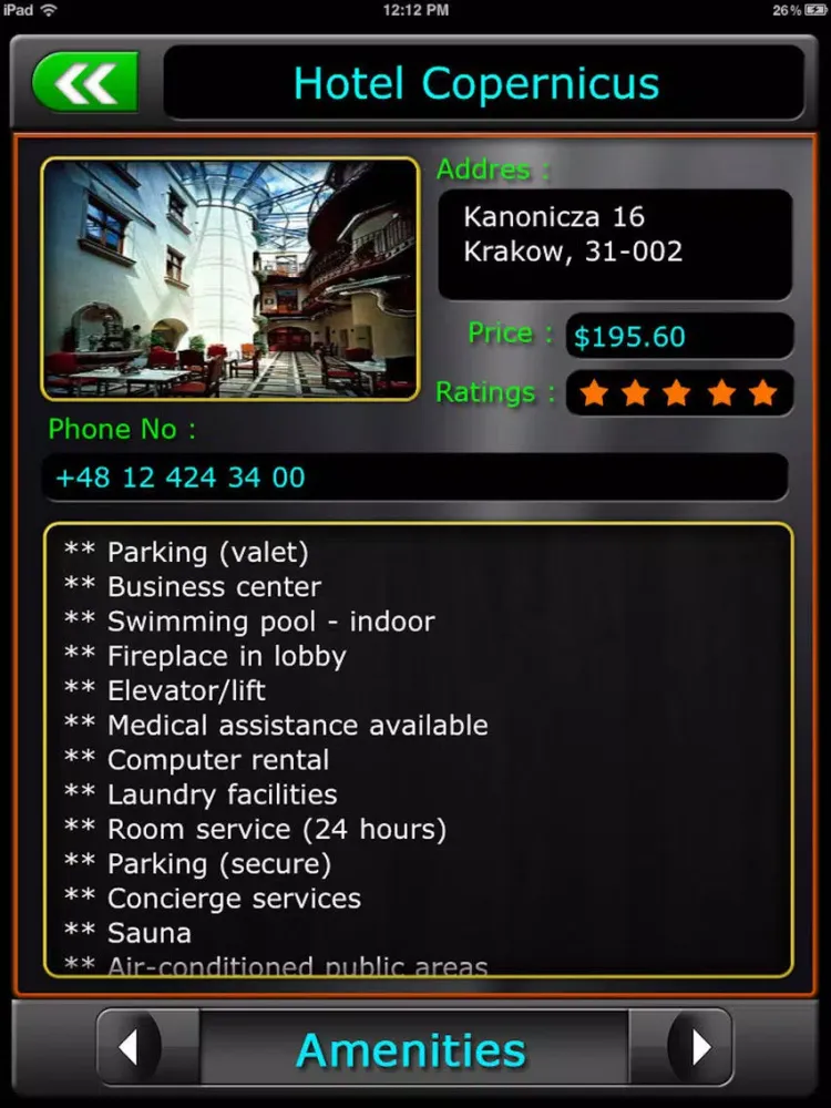 تصاویر Krakow Offline Map Navigation iPad 