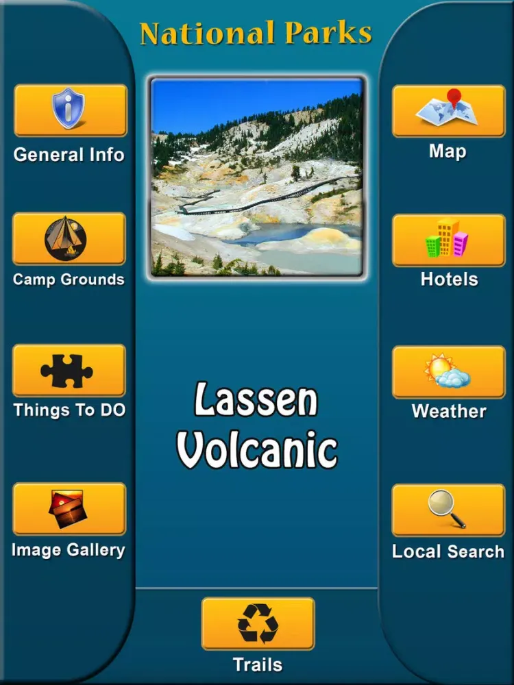 Tangkapan layar Lassen Volcanic National Park iPad 
