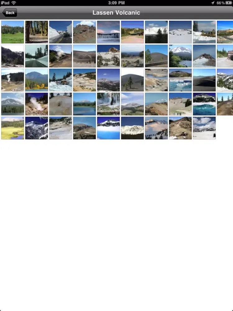 Tangkapan layar Lassen Volcanic National Park iPad 