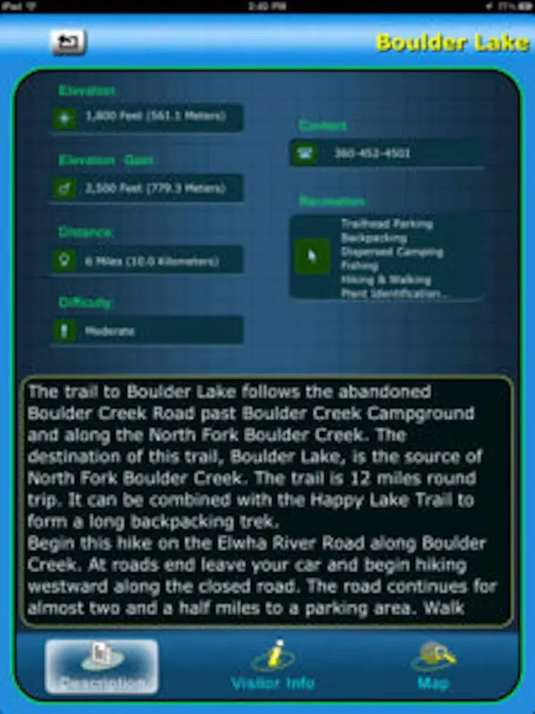Olympic National Park Tourism iPad  スクリーンショット