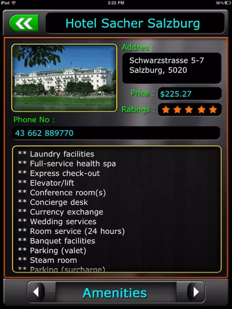 Capturas de tela do Salzburg Offline Map Guide iPad 