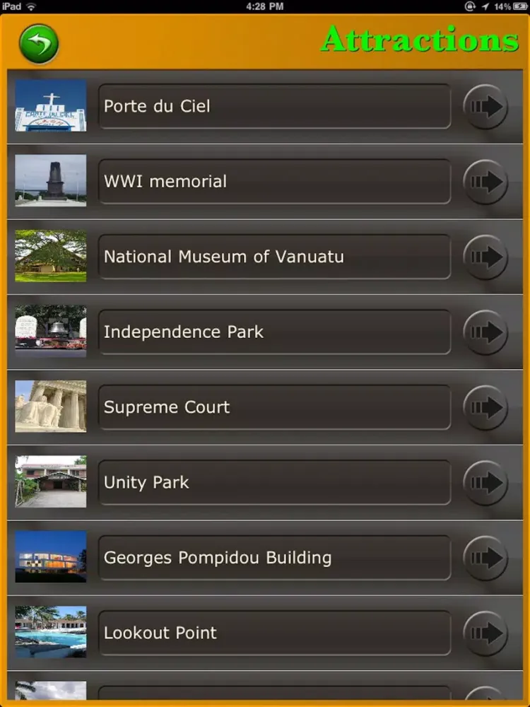 Vanuatu Insiders Guide iPad  スクリーンショット