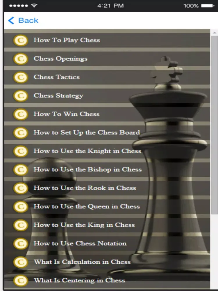 Chess Tactics - Learn The Winning Chess Strategy iPad  Screenshots