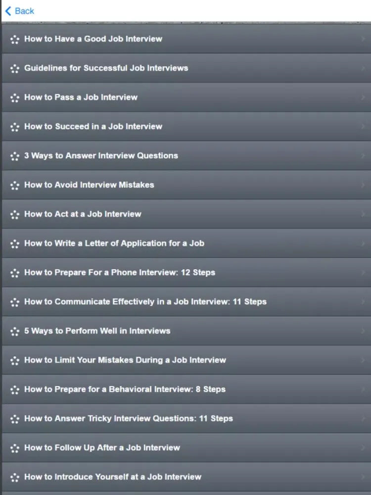 How to Ace a Job Interview - Tips, Tricks & Advice iPad  স্ক্রিনশট