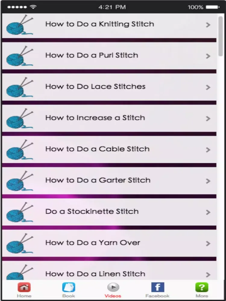 صور How to Knit - Learn Easy Knitting Instructions iPad 