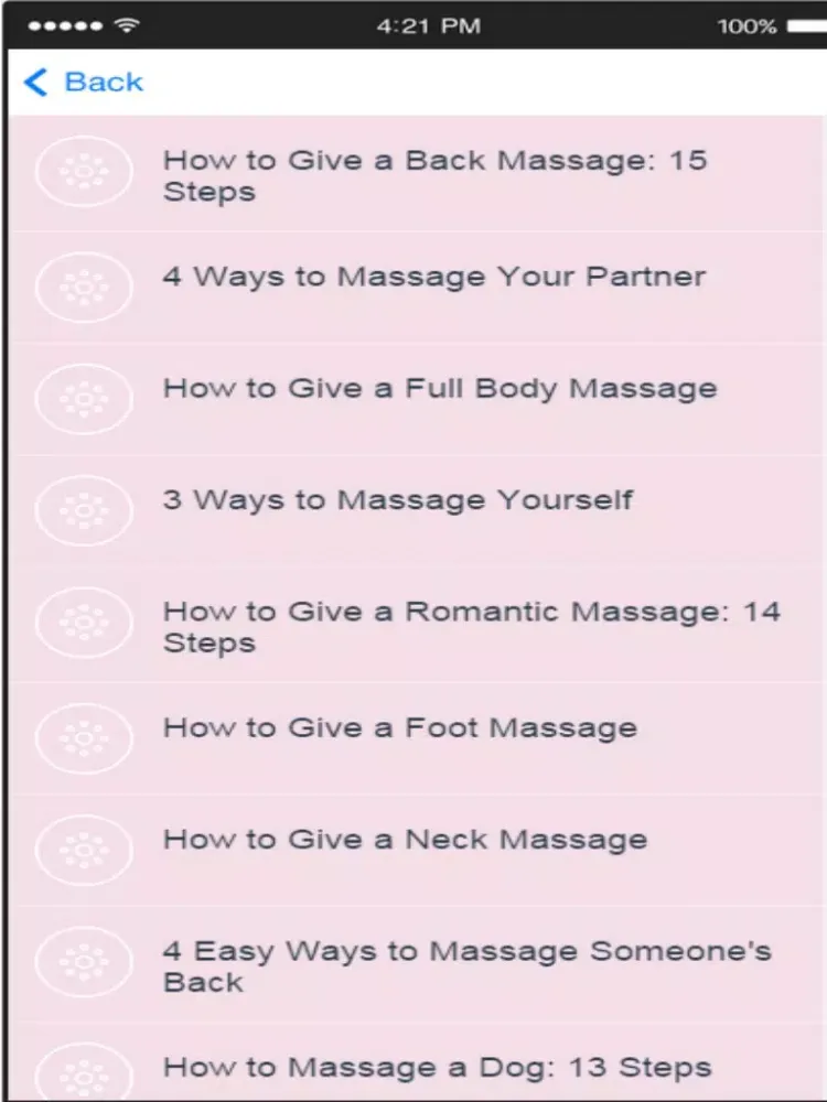 Massage Therapy - Learn How to Give a Good Massage iPad  Screenshots