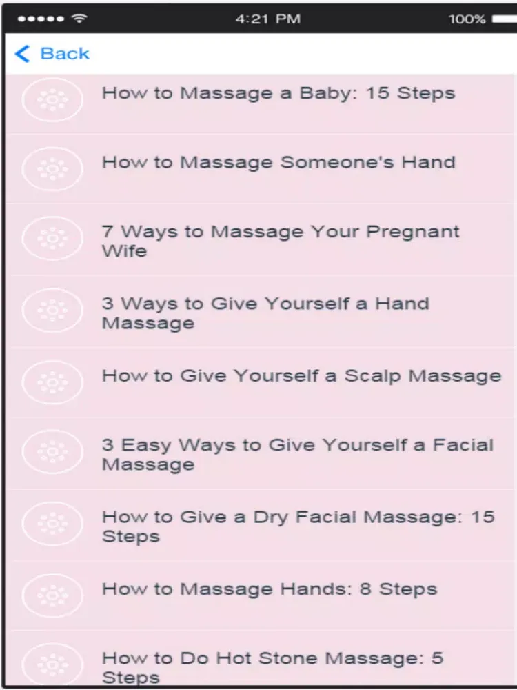 Massage Therapy - Learn How to Give a Good Massage iPad  Screenshots