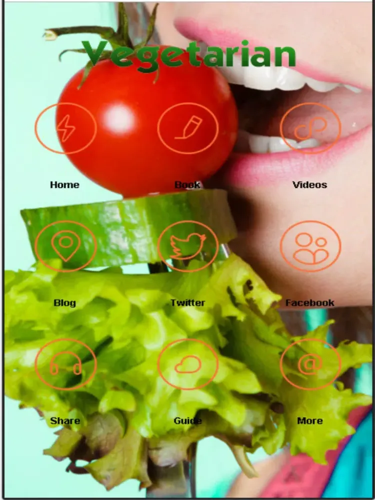Zrzuty ekranu Vegetarian Meal Recipes - Healthy Vegetarian Tips iPad 