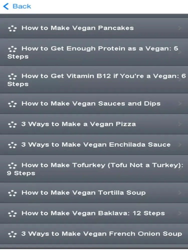Zrzuty ekranu Vegetarian Meal Recipes - Healthy Vegetarian Tips iPad 